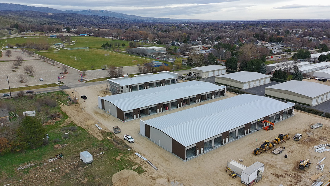 Luxury storage condos in Eagle Idaho for RV and boat storage