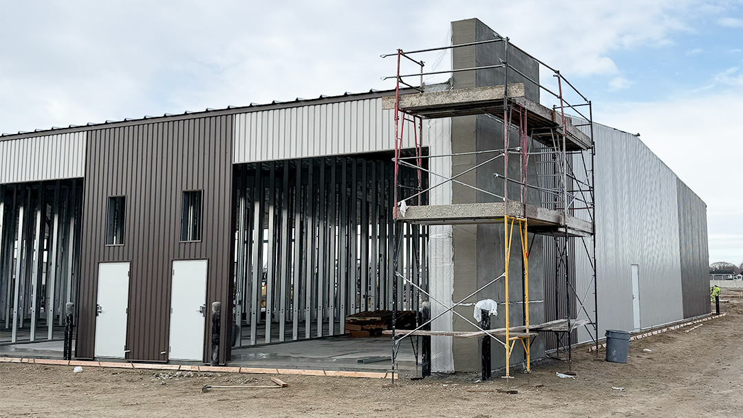 Boat and RV storage garage condo interior